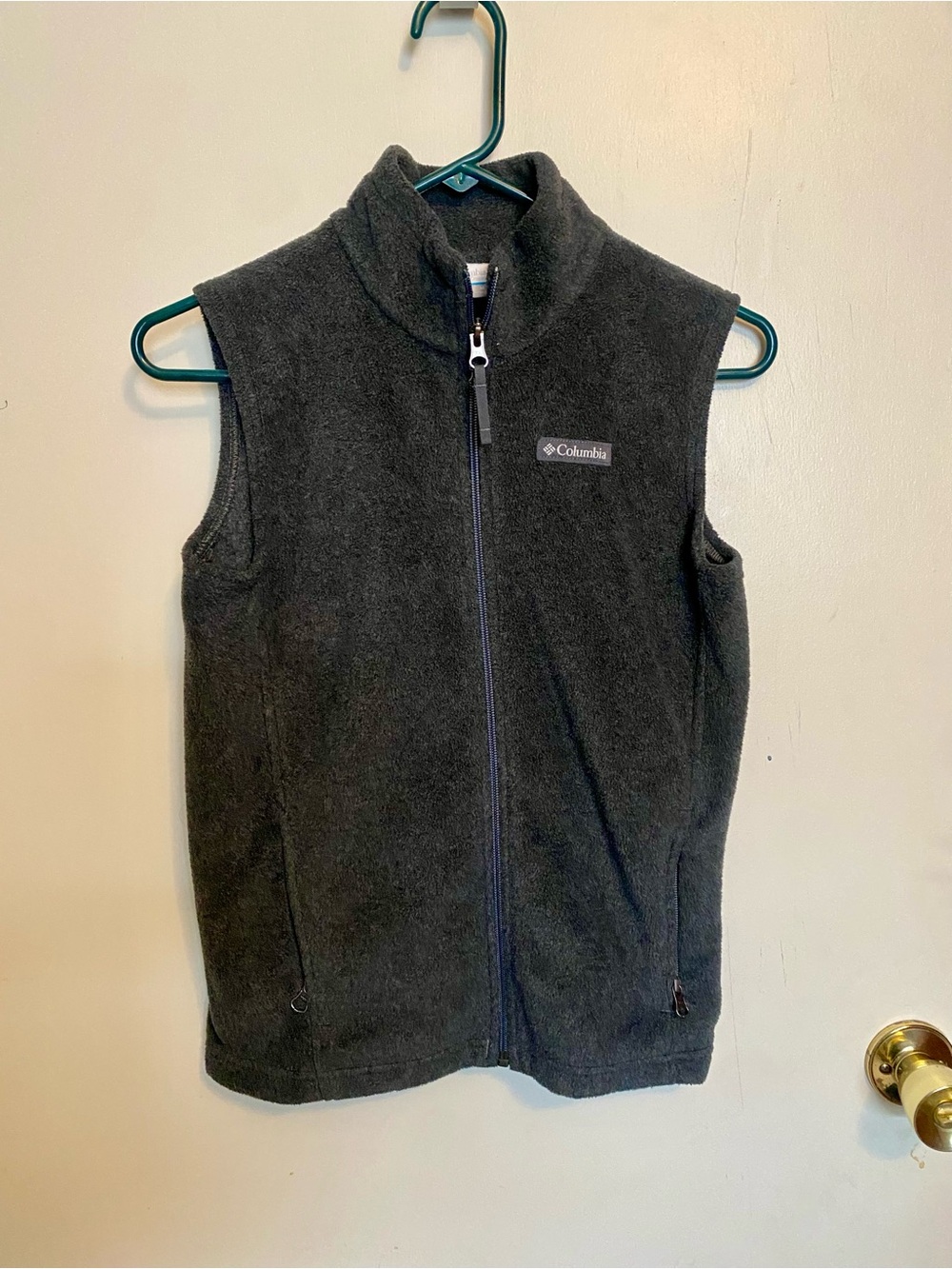 Columbia Kids Gray Fleece Vest - Full Zip